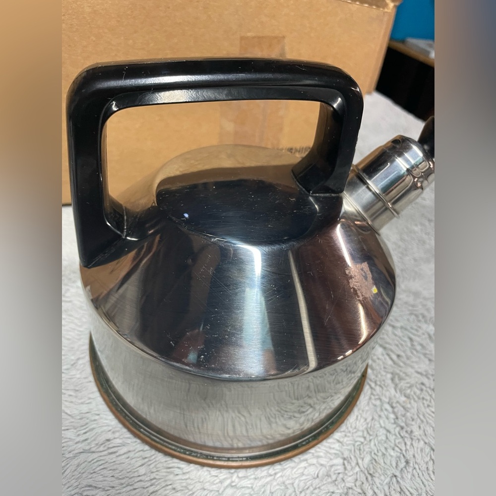 Planboden Stainless Steel Kettle with Black Handle MADE IN GERMANY